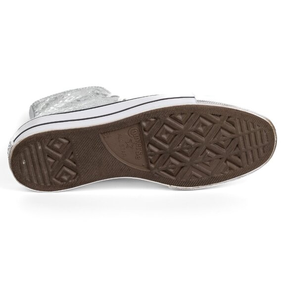 Converse Lift Hi Women's Platform Silver Leopard Sneakers Women’s size 8.5 - Picture 8 of 14